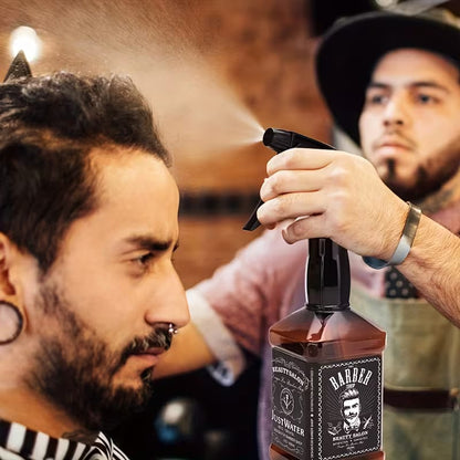 Retro Barber-Style Premium Continuous Spray Bottle (650ml)