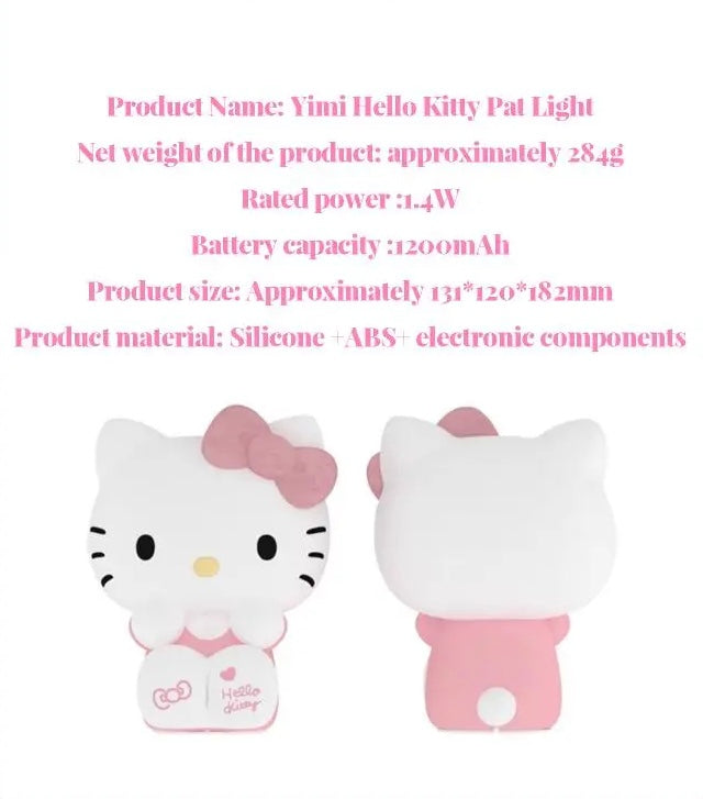 Hello Kitty “Patted” Silicone Night Light Lamp - My Store