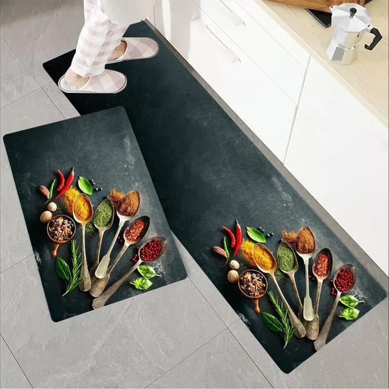 2-Piece Extra Large Runner & Mat Set – Napa Leather Finish with Anti-Slip Base - My Store
