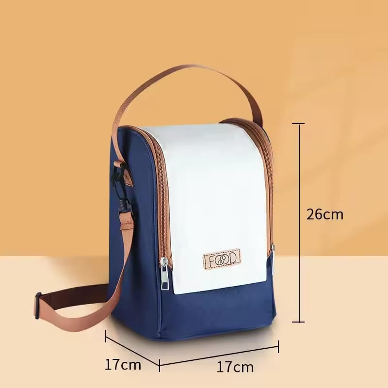 Heavy-Duty Stainless Steel Stackable Lunch Box with Thermal bag