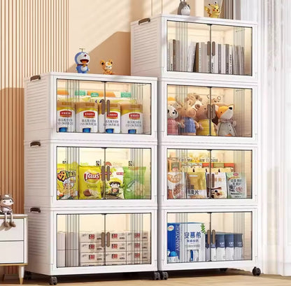 Heavy-Duty Foldable Storage Cabinet – Modular & Tool-Free Design