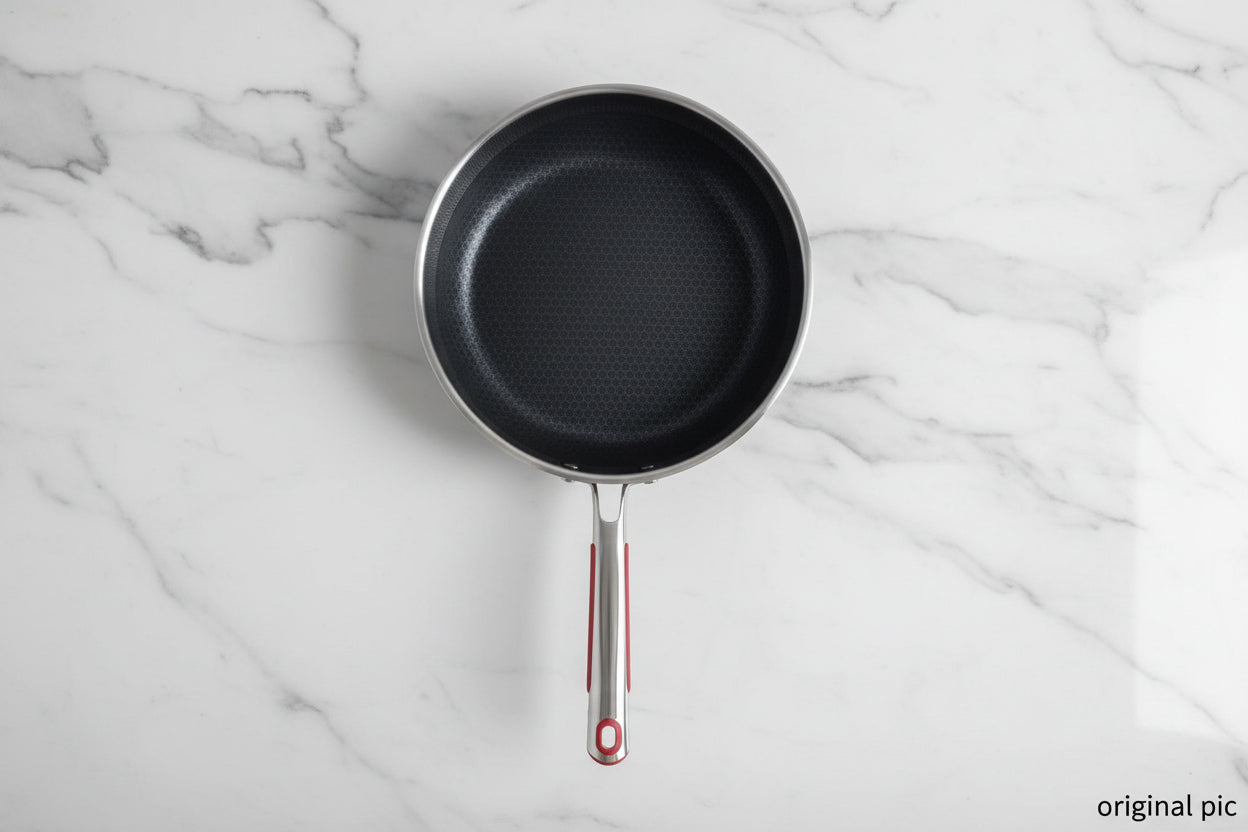 316 Stainless Steel Honeycomb Frying Pan