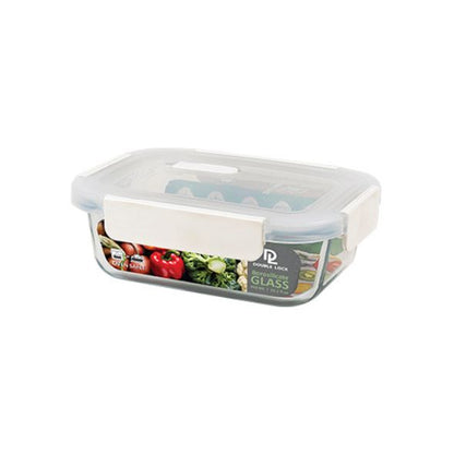 Double Lock Glass Food Container – 450ml  | Thailand Made - My Store