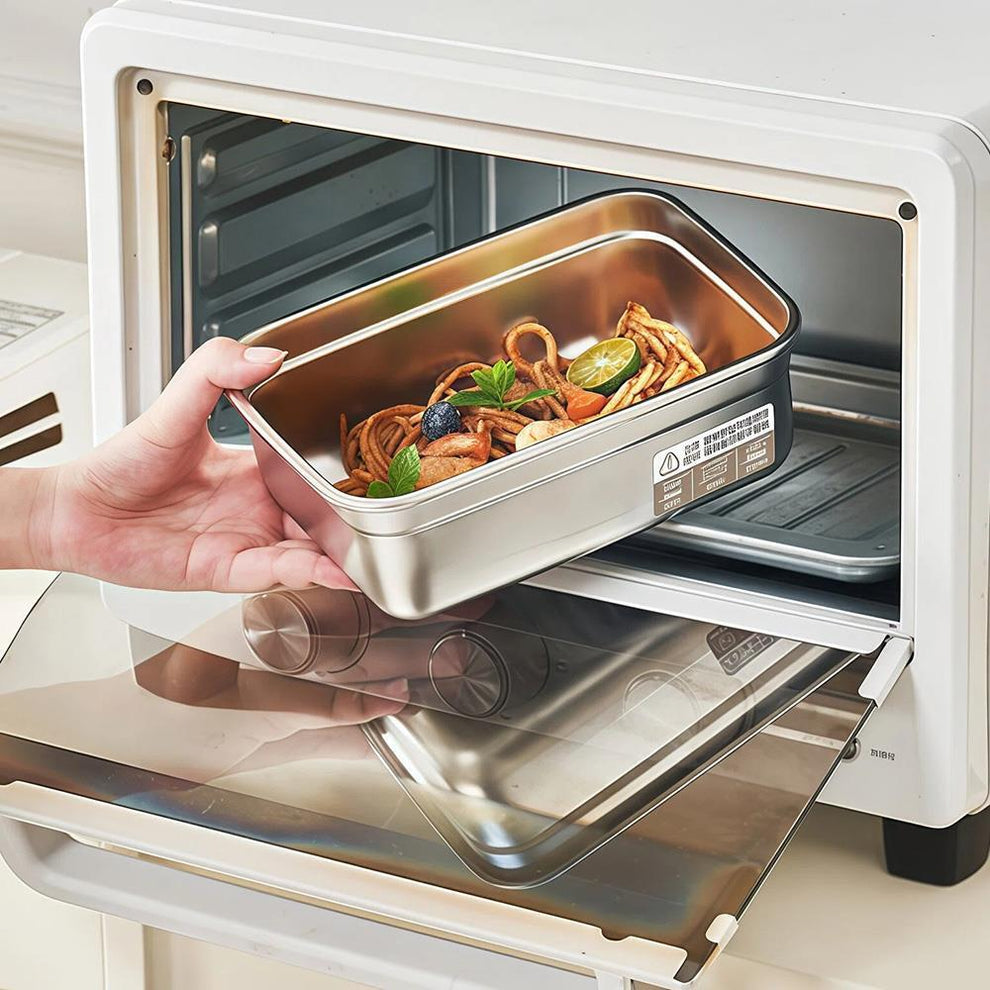 2400ml Premium Stainless Steel Airtight Food Storage Container