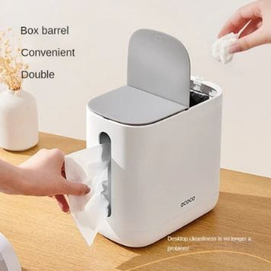 Ecoco 2-in-1 Tissue Holder with Mini Trash Bin - My Store