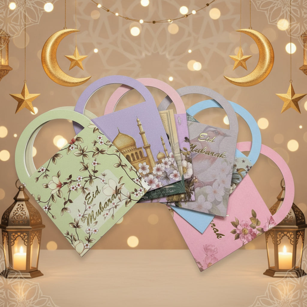 Eid Mubarak Gift Envelope Bags – Pack of 10 - My Store
