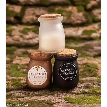 Custom Stress Relief White Tea Aroma Luxury Scented Candles Private Label Handmade Natural Candles With Wooden Cork