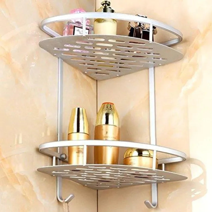 Aluminum Wall Corner Shelf – Kitchen & Bathroom - My Store