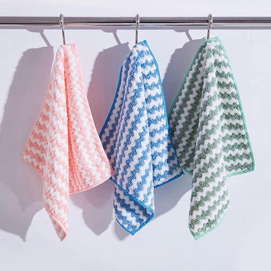 Multipurpose Microfiber Cleaning & Dish Towel Cloths – 5-Piece Value Pack - My Store