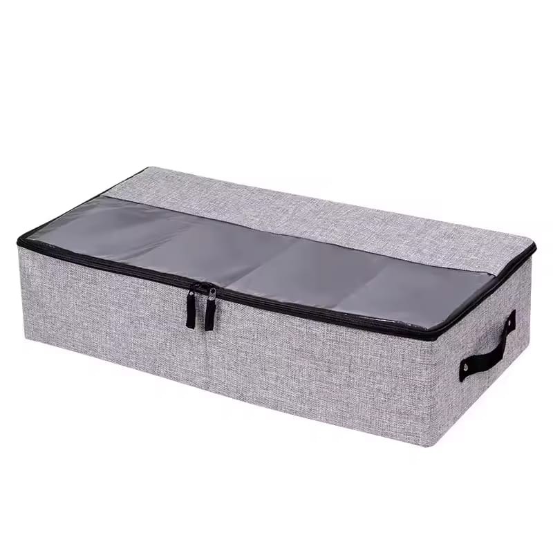Multi-Functional Foldable Storage Organizer Box with Adjustable Dividers