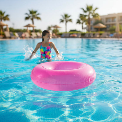 Intex Transparent Inflatable Pool Swim Tube (30-Inch) – Assorted Neon Colors