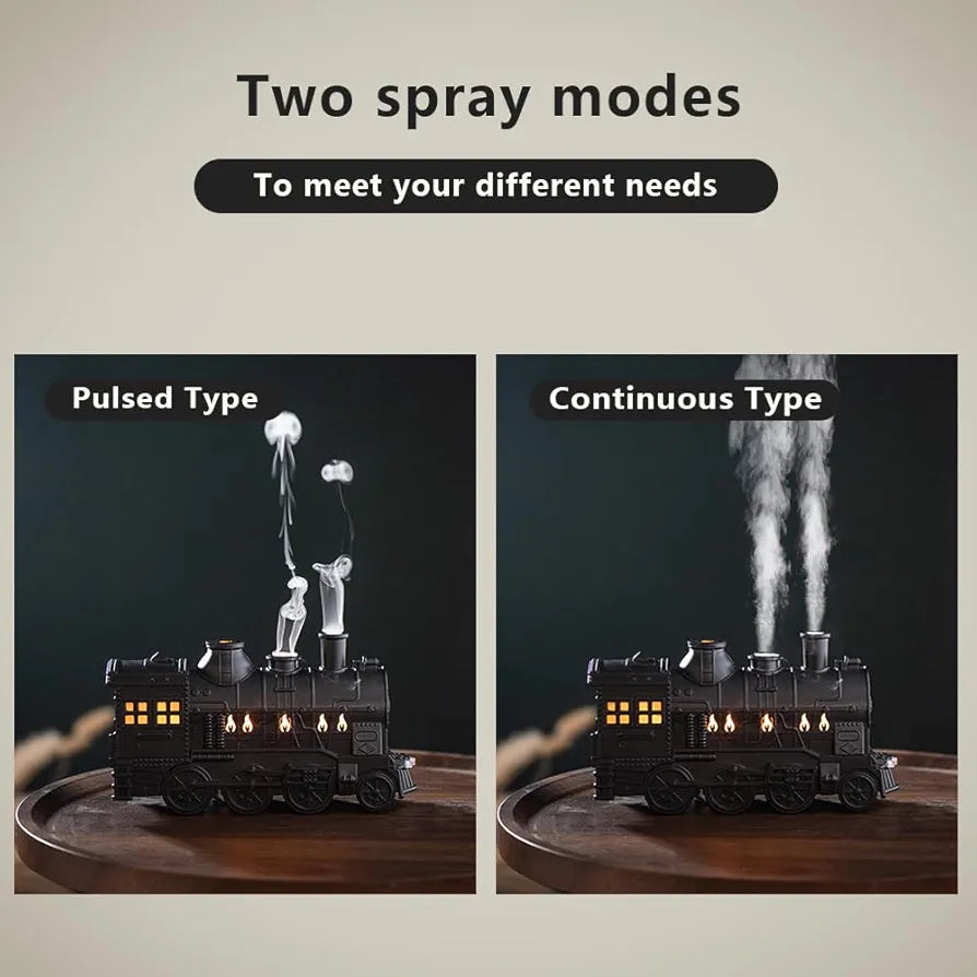 Retro Train Humidifier With Light