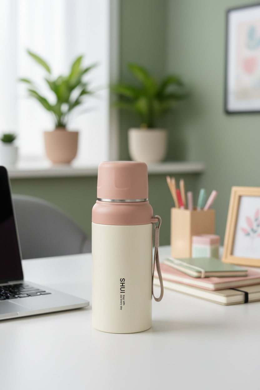 SHUI Premium Insulated Vacuum Flask – 600ml - My Store