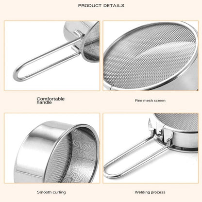Mini Stainless Steel Flour Sieve Strainer 3 Pcs Set - My Store