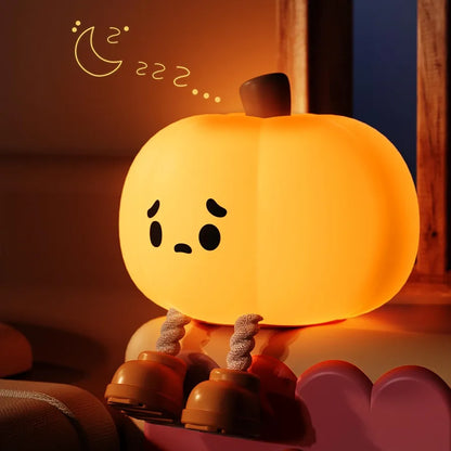 Sad Pumpkin Night Light - My Store