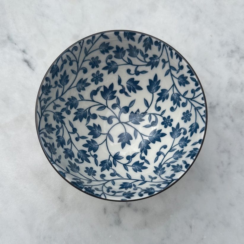 6-Piece Blue & White Ceramic Bowl Set - My Store