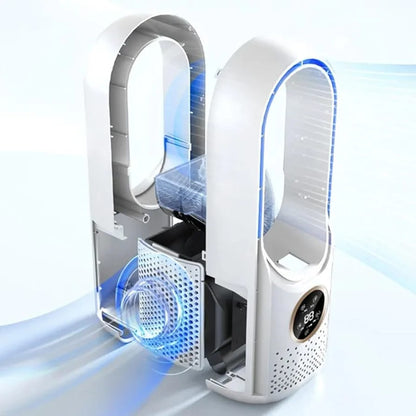 3-in-1 Bladeless Desktop Fan, Humidifier & Air Circulator