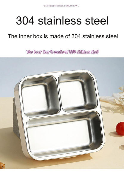Super Elephant 3-Compartment Stainless Steel Lunch Box - My Store