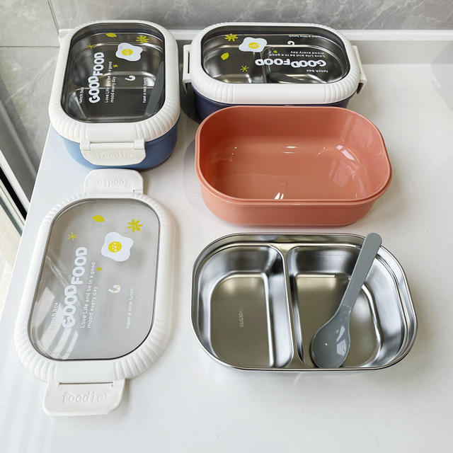 “Good Food” Dual-Compartment Lunch Box - My Store