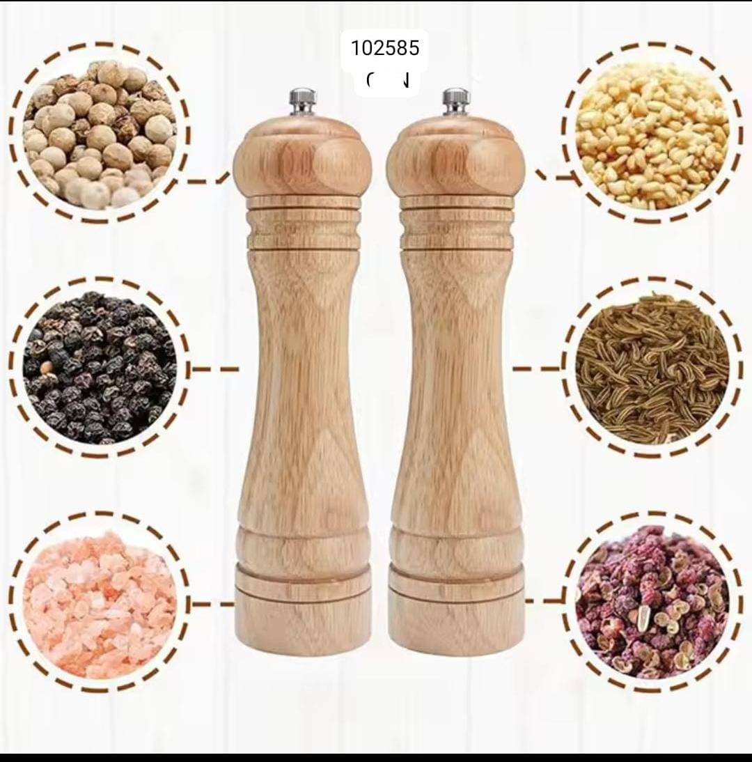 Manual Wooden Spice Grinder (Salt & Pepper Mill) - My Store