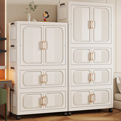 Modern Foldable Portable Wardrobe Closet with Magnetic Doors - My Store