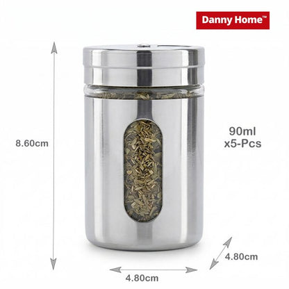 Danny Home Premium 11-Piece Spice Jar & Seasoning Bottle Set with Stand