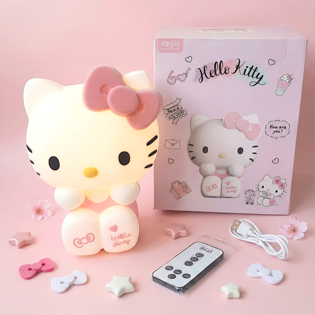 Hello Kitty “Patted” Silicone Night Light Lamp - My Store