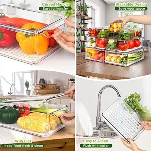 DeerBox Fridge Box – Premium Stackable Fresh-Keeping Storage Containers - My Store