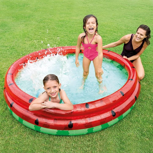 INTEX 66" x 15" Watermelon Inflatable Kids Pool