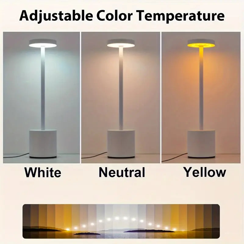 Modern European-Style Cordless LED Table Lamp