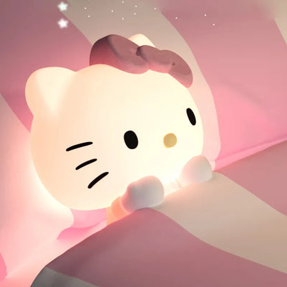 Hello Kitty “Patted” Silicone Night Light Lamp - My Store
