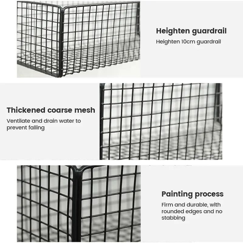 2 Layer Shelving Basket, Wall Mounted Bathroom Rack - My Store