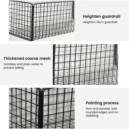 2 Layer Shelving Basket, Wall Mounted Bathroom Rack - My Store