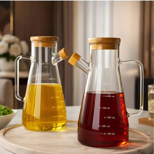 Borosilicate Glass Oil & Liquid Dispenser (900ml)