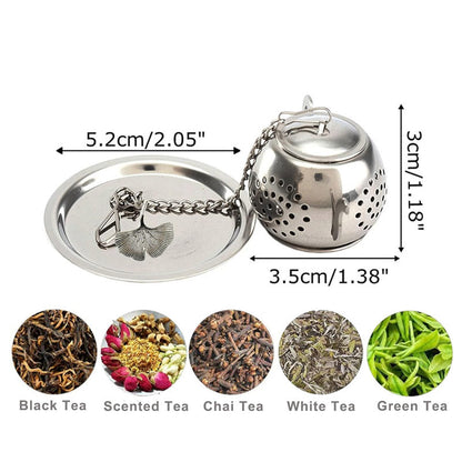 Mini Teapot Stainless Steel Tea Infuser Strainer