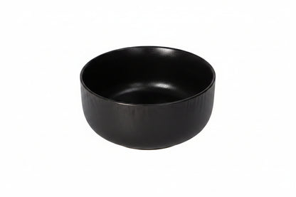 DannyHOME™ 6" Black Porcelain Bowl – 15 × 15 × 7 cm (CPK-004)