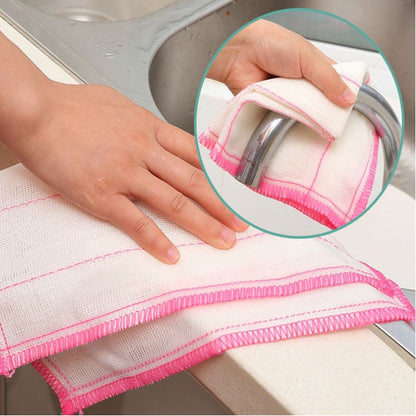 Multi-Layer Plant Fiber Kitchen Towels – Pack of 10 - My Store