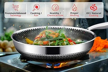 CONTAY Spider Web Wok – Professional Tri-Ply Cookware - My Store