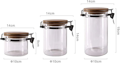Premium Airtight Glass Storage Jar