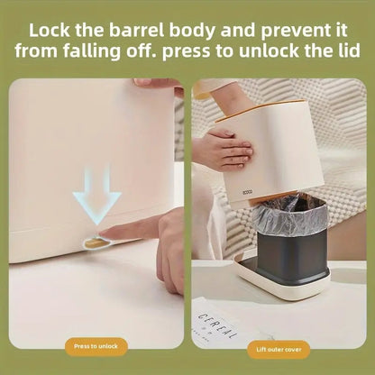 Ecoco 2-in-1 Tissue Holder with Mini Trash Bin - My Store