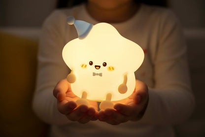 Cute Star Silicone Night Light Lamp