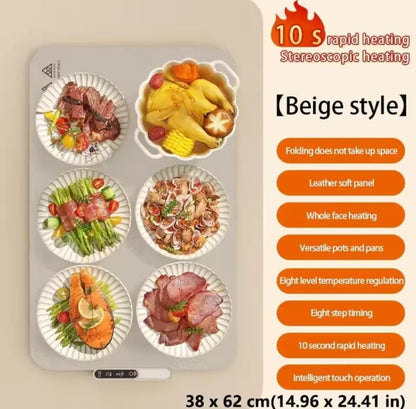 Portable Silicone Food Warming Tray (Professional Grade)