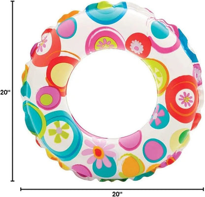 Intex 20" Lively Print Swim Ring (51cm)