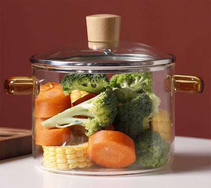 Heavy-Duty Glass Cooking Pot - My Store
