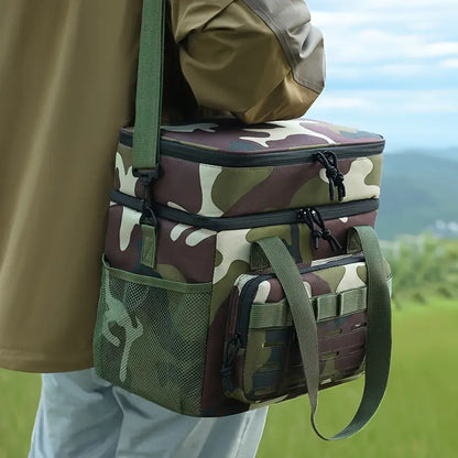 2 Layer Tactical Outdoor Picnic Lunch Bag - My Store
