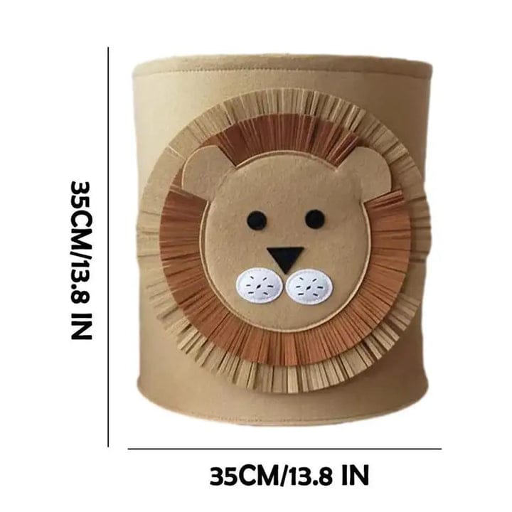 Animal-Themed Felt Storage Basket - My Store