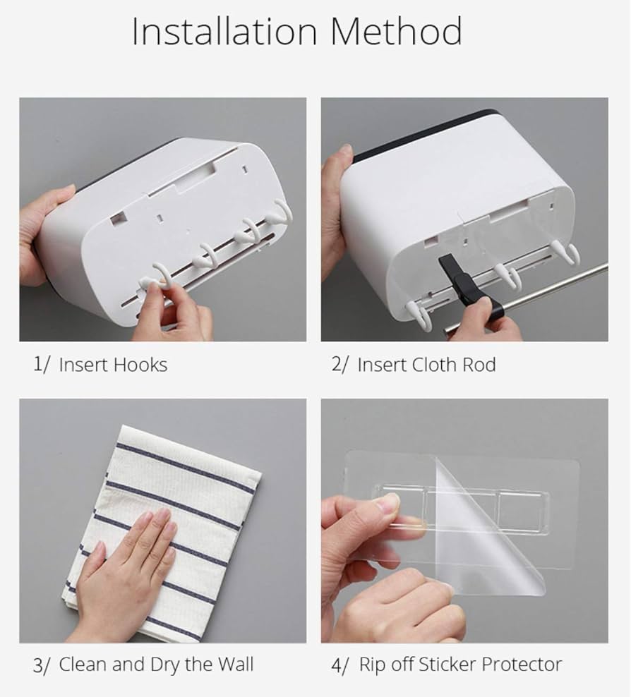 ECOCO Wall-Mounted Kitchen Utensil & Cutlery Holder