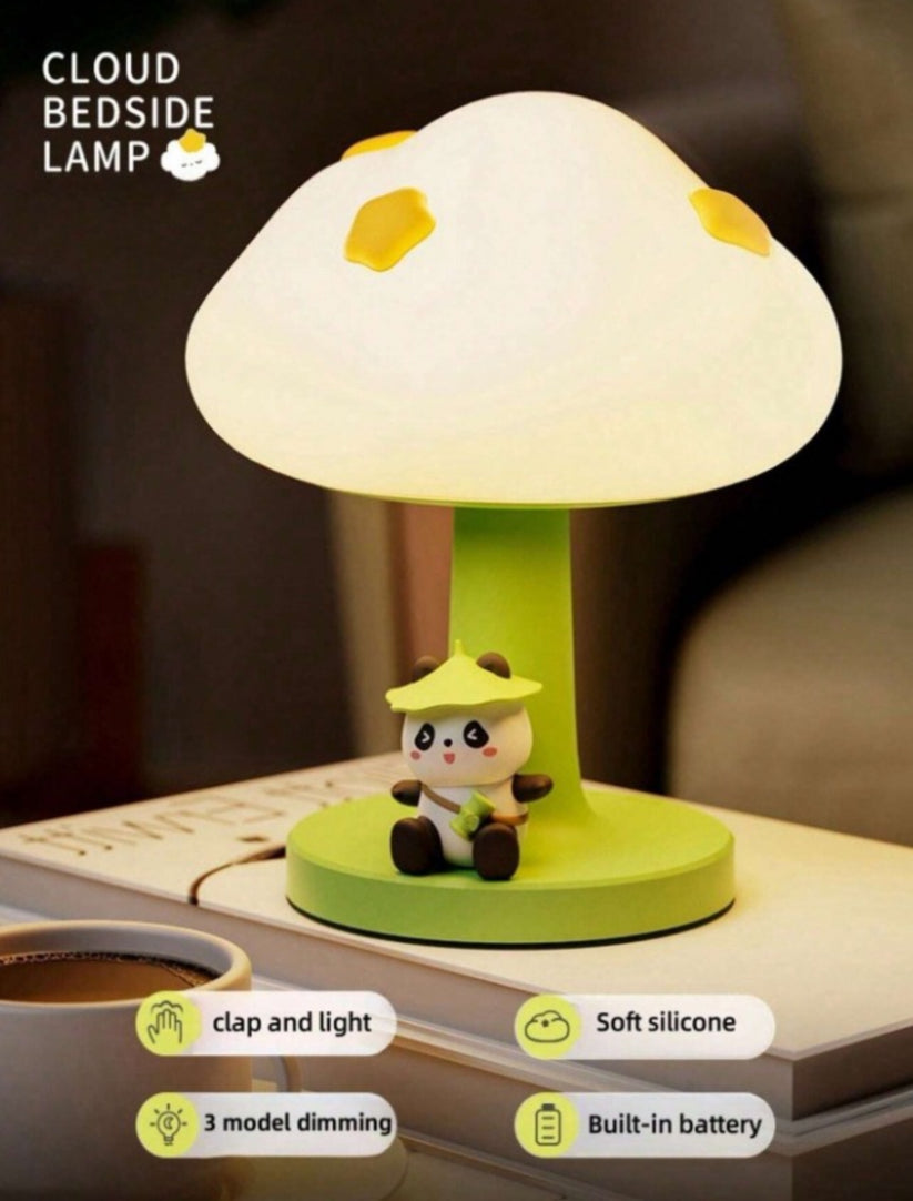 PoPo Panda Soft Silicone Bedside Lamp