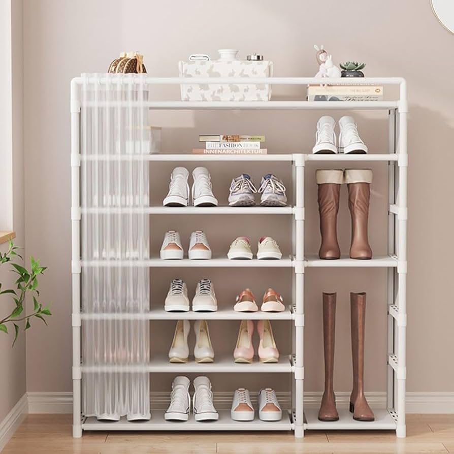 New Dustproof Shoe Rack with Curtain - My Store