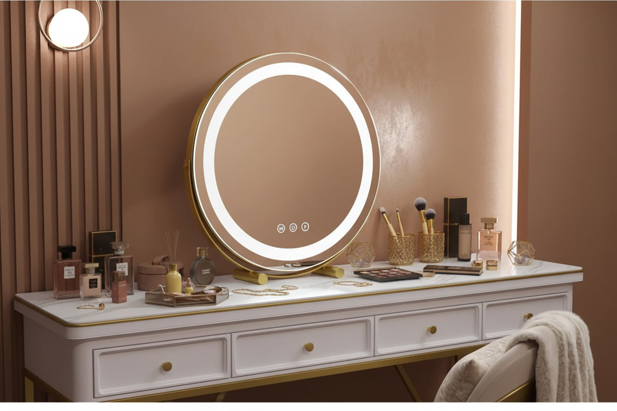 Desktop LED Smart Cosmetic Mirror